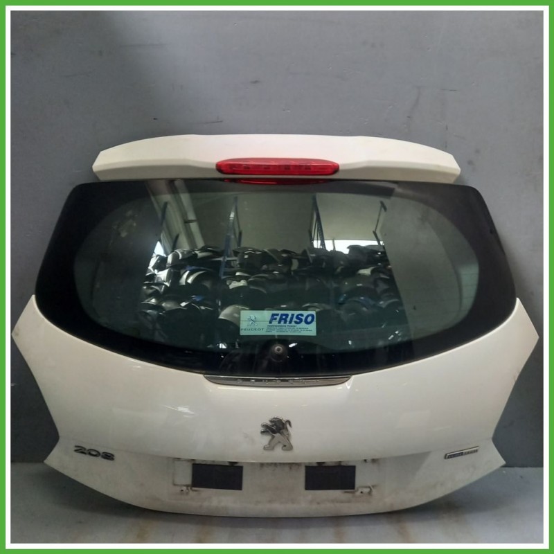 Portellone Bagagliaio Cofano Baule Posteriore PEUGEOT 208 2015 2020 EWP BIANCO BANCHISA Berlina Originale Usato