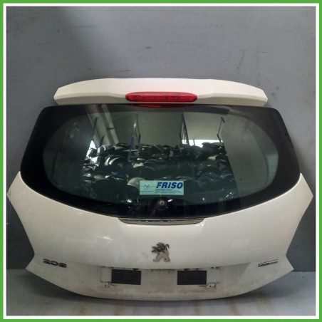 Portellone Bagagliaio Cofano Baule Posteriore PEUGEOT 208 2015 2020 EWP BIANCO BANCHISA Berlina Originale Usato