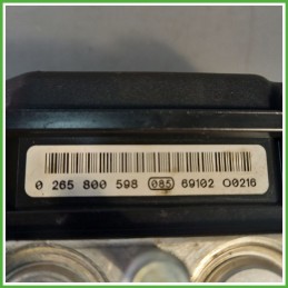 Centralina ABS Modulo Pompa BOSCH 0265800598 71746428 FIAT GRANDE PUNTO 2Y Originale Usato
