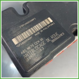 Centralina ABS Modulo Pompa ATE 10.0970-1118.3 4541FX CITROEN C3 1a Serie Originale Usato
