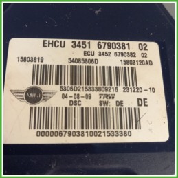 Centralina ABS Modulo Pompa TRW 15803819 34516798847 MINI MINI R56 Originale Usato