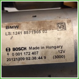 Motorino Avviamento BOSCH 0001172407 BMW Serie 3 F31 12417638192