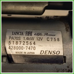 Motorino Avviamento DENSO 428000-7470 FIAT PANDA 33 51938439