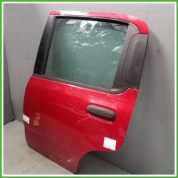 Porta Portiera Sportello Posteriore Sinistra SX ROSSO PASTELLO (VR-289/A) FIAT PANDA 33 Berlina 2011 2017 Originale Usato