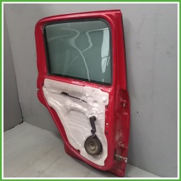 Porta Portiera Sportello Posteriore Sinistra SX ROSSO PASTELLO (VR-289/A) FIAT PANDA 33 Berlina 2011 2017 Originale Usato