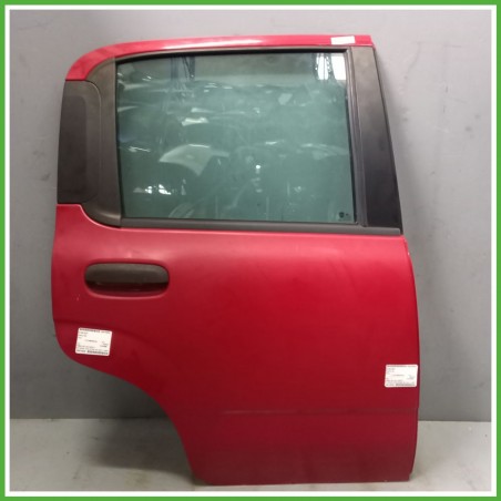 Porta Portiera Sportello Posteriore Destra DX ROSSO PASTELLO (VR-289/A) FIAT PANDA 33 Berlina 2011 2017 Originale Usato