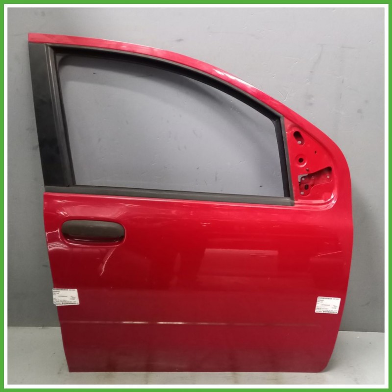 Porta Portiera Sportello Anteriore Destra DX ROSSO PASTELLO (VR-289/A) FIAT PANDA 33 Berlina 2011 2017 Originale Usato