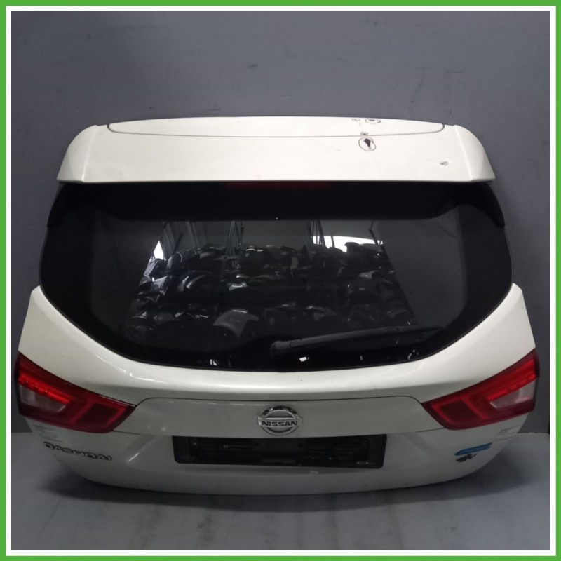 Portellone Bagagliaio Cofano Baule Posteriore NISSAN QASHQAI J11E 2014 2018 BIANCO QAB SUV Originale Usato