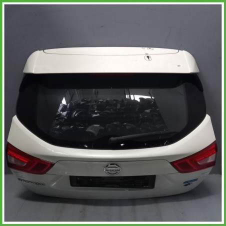 Portellone Bagagliaio Cofano Baule Posteriore NISSAN QASHQAI J11E 2014 2018 BIANCO QAB SUV Originale Usato
