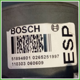 Centralina ABS Modulo Pompa BOSCH 0265251997 71771143 FIAT PUNTO EVO 3J Originale Usato