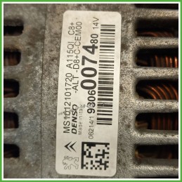 Alternatore DENSO MS1012101720 CITROEN C3 A51 9818677980