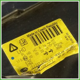 Faro Fanale Proiettore Anteriore Sinistro SX HELLA 1EJ24704501 FORD FIESTA CB1 1734615 Usato