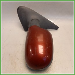 Specchio Specchietto Retrovisore Sinistro SX ROSSO SCURO NV783 PEARLESCENT RED BC RENAULT MEGANE 1a Serie 1996 1999 Usato