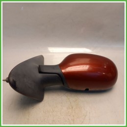 Specchio Specchietto Retrovisore Sinistro SX ROSSO SCURO NV783 PEARLESCENT RED BC RENAULT MEGANE 1a Serie 1996 1999 Usato