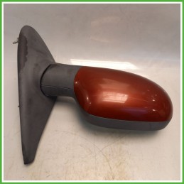 Specchio Specchietto Retrovisore Destro DX ROSSO SCURO NV783 PEARLESCENT RED BC RENAULT MEGANE 1a Serie 1996 1999 Usato