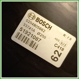 Servofreno Pompa Freni Depressore BOSCH 0204805662 FIAT 500L 73 0.9 Turbo 77367972
