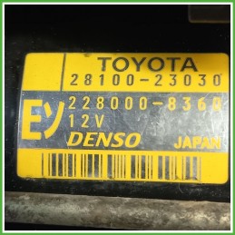 Motorino Avviamento DENSO 228000-8360 TOYOTA YARIS JPP 281000J020