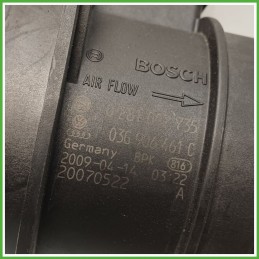 Debimetro Misuratore Massa Aria BOSCH 03G906461C VOLKSWAGEN PASSAT 3C 2.0 TDI 03G906461C 2005 2010