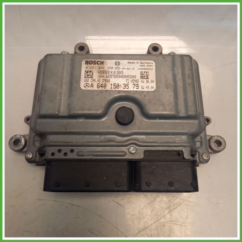 Centralina Motore Iniezione ECU BOSCH 0281012380 MERCEDES-BENZ Classe A W/C169 CDI 60kw A0004469002 2004 2013