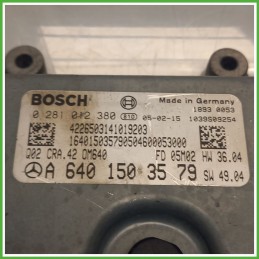 Centralina Motore Iniezione ECU BOSCH 0281012380 MERCEDES-BENZ Classe A W/C169 CDI 60kw A0004469002 2004 2013