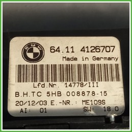 Comandi Clima AC Riscaldamento Condizionatore BHTC 5HB008878-15 BMW Serie 3 E46 64116931839 2001 2005