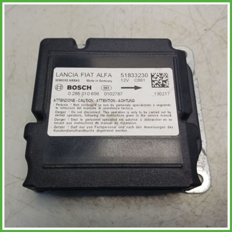 Centralina Airbag BOSCH 0265010656 LANCIA YPSILON TK 1.2 51833230 2011 2016
