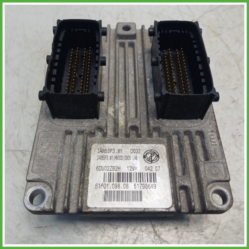Centralina Motore Iniezione ECU MAGNETI MARELLI IAW5SF3.M1 FIAT GRANDE PUNTO 2Y 1.2 48kw 51819351 2005 2008
