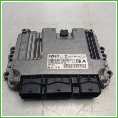 Centralina Motore Iniezione ECU BOSCH 0281012529 PEUGEOT 207 1.4 50kw 1943T3 2006 2009
