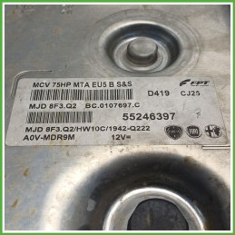Centralina Motore Iniezione ECU MAGNETI MARELLI MJD8F3.Q2 FIAT QUBO 3N 1.3 MJT 55kw 55250635 2008 2017