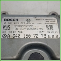 Centralina Motore Iniezione ECU BOSCH 0281013022 MERCEDES-BENZ Classe A W/C169 CDI 80kw A0004469102 2004 2013