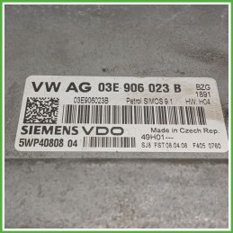 Centralina Motore Iniezione ECU SIEMENS 5WP40808-04 SKODA FABIA 54 1.2 51kw 03E906023B 2007 2015