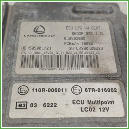 Centralina Motore Iniezione ECU LANDI RENZO 616583000 SKODA FABIA 54 1.2 51kw 616583000 2007 2015
