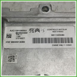 Centralina Motore Iniezione ECU CONTINENTAL A2C1581090001 PEUGEOT 208 60kw 1614305080 2015 2020