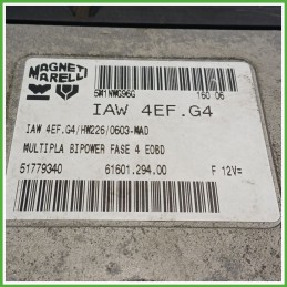 Centralina Motore Iniezione ECU MAGNETI MARELLI IAW4EF.G4 FIAT MULTIPLA 1F 1.6 16V 76kw 51779340 2004 2012