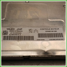 Centralina Motore Iniezione ECU VALEO 21585785-4A CITROEN C3 2a Serie 1.1 44kw 9661961280 2005 2010