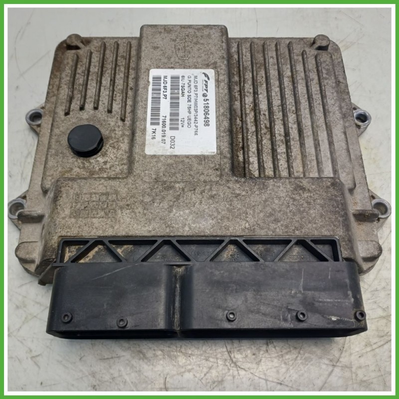 Centralina Motore Iniezione ECU MAGNETI MARELLI MJD6F3.P7 FIAT GRANDE PUNTO 2Y 1.3 MJT 55kw 51806498 2005 2008