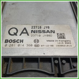 Centralina Motore Iniezione ECU BOSCH 0281014360 RENAULT KOLEOS 2.0 dCi 110kw 23710JY08D 2008 2010