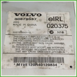 Amplificatore VOLVO S40 2.0 30679537 2004 2007