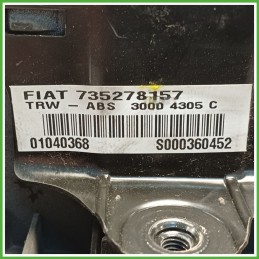 Airbag Guidatore Sinistro SX FIAT PUNTO 1N/1P 1.2 735335242 1999 2005 TRW 3000-4305C