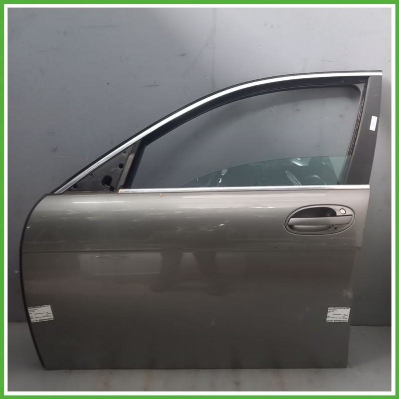 Porta Portiera Sportello Anteriore Sinistra SX GRIGIO SCURO STERLINGGRAU 472 BMW Serie 7 E65/E66 2001 2005 Originale Usato