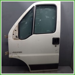 Porta Portiera Sportello Anteriore Sinistra SX BIANCO BANCHISA EWP CITROEN JUMPER 2a Serie 2002 2006 Originale Usato