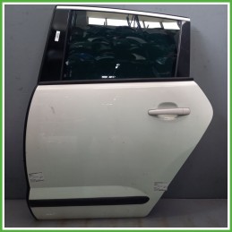 Porta Portiera Sportello Posteriore Sinistra SX EWP BIANCO BANCHISA PEUGEOT 3008 SUV 2009 2013 Originale Usato