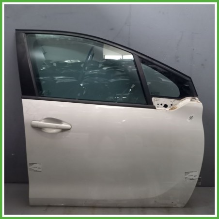 Porta Portiera Sportello Anteriore Destra DX EWP BIANCO BANCHISA PEUGEOT 208 Berlina 2015 2020 Originale Usato