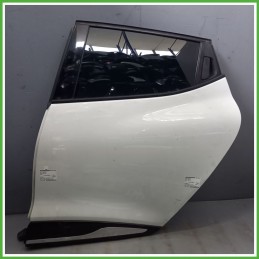 Porta Portiera Sportello Posteriore Sinistra SX BIANCO RENAULT CLIO 4a Serie Berlina 2012 2016 Originale Usato