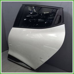 Porta Portiera Sportello Posteriore Sinistra SX BIANCO RENAULT CLIO 4a Serie Berlina 2012 2016 Originale Usato