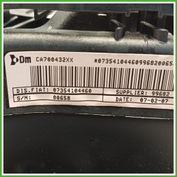 Airbag Guidatore Sinistro SX FIAT GRANDE PUNTO 2Y 1.3 MJT 735410446 2005 2008 DM DALPHIMETAL CA700432XX