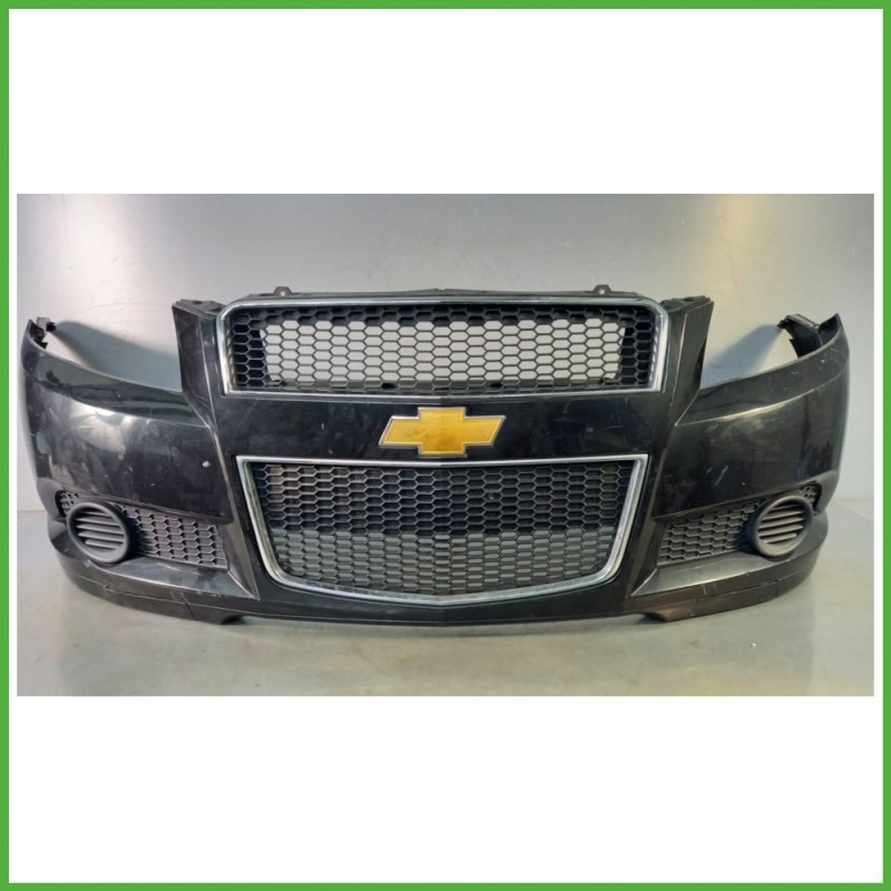 Paraurti Anteriore CHEVROLET (DAEWOO) AVEO T250 Berlina NERO 2008 2012 96808139 Originale Usato