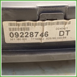 Quadro strumenti contachilometri tachimetro TRW 351180000 OPEL ASTRA T98 1.6 16V 9228780
