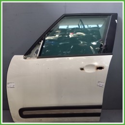 Porta Portiera Sportello Anteriore Sinistra SX BIANCO BIANCO VR 268 A FIAT 500L 73 Monovolume 2012 2018 Originale Usato