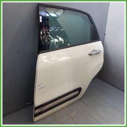Porta Portiera Sportello Posteriore Sinistra SX BIANCO BIANCO VR 268 A FIAT 500L 73 Monovolume 2012 2018 Originale Usato